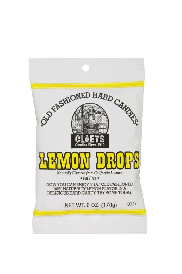 Claeys Lemon Drop Old-Fashioned Hard Candy - 6 oz Bag