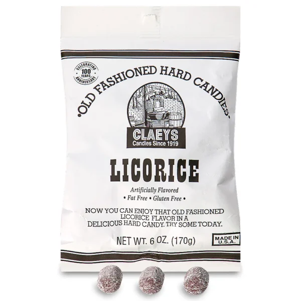 Claeys Licorice Old-Fashioned Hard Candy