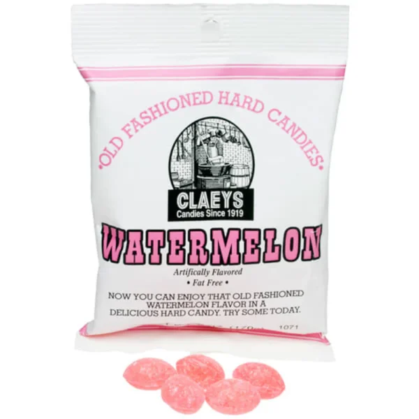 Claeys Watermelon Old Fashioned Hard Candy