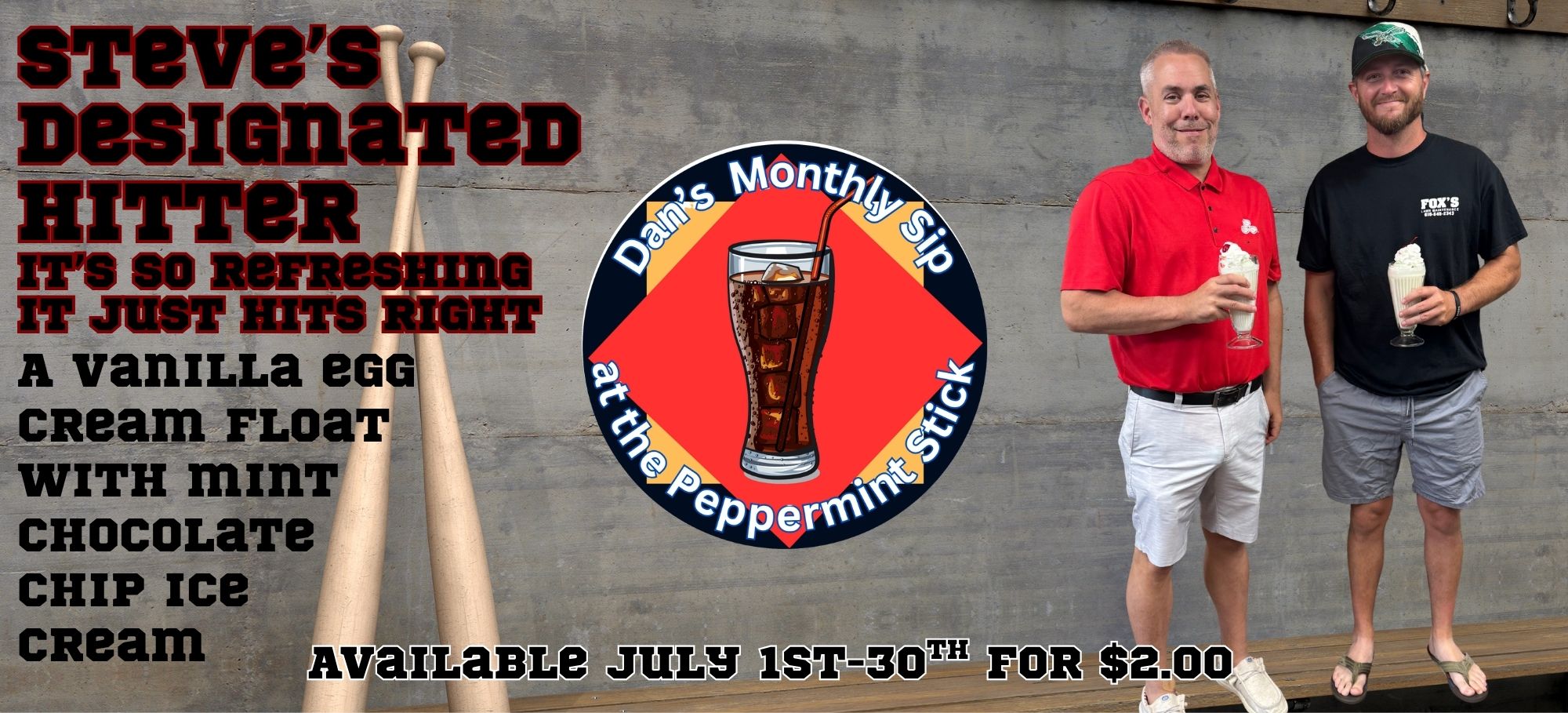 Dan’s Monthly Sip- Steve’s Designated Hitter